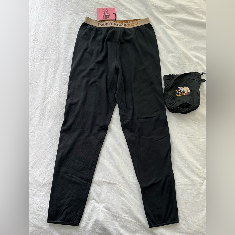 Gucci x North Face Black Joggers